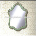 Green bathroom mirror star shaped